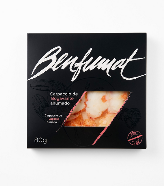 Carpaccio de Bogavante Ahumado <strong>80 g.</strong>